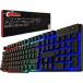 Orzly Gaming Keyboard RGB USB Wired Rainbow Keyboards Designed for PC Gamers, PS4, PS5, Laptop, Xbox, Nintendo Switch, RX-250 Hornet Edition Black Bra