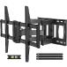 Full Motion Mount, USX MOUNT Wall Mount for Most 42-86 inch TVs, Holds up to 120lbs, Max VESA 600x400mm, Swivel TV Bracket with Dual Articulating Arms