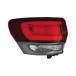 KarParts360 Tail Light For Jeep Grand-Cherokee 2014-2020 Driver Side | Silver | Replacement For CH2804118 | 68289997AA