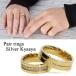| время ограничено MAX25%OFF купон | нержавеющая сталь парные Cubic Zirconia мужской женский flat удар . Gold металл аллергия свободный . покупка 