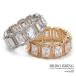 | время ограничено MAX25%OFF купон |pave кольцо CZ AAA 18K GP коготь останавливать квадратное кольцо Gold серебряный Street Dance Brin Brin . покупка 