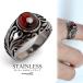  нержавеющая сталь кольцо "college ring" серебряный Tang . кольцо гранат ala Beth k один шарик кольцо мужской кольцо металл аллергия соответствует 