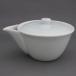  Mino .. bin type small teapot wire‐netting ( white porcelain )