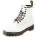 Dr Martens Unisex 1460 Bex Smooth Leather Platform Boots White 6 US Women5 US Men