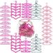 HighFun 50PCS Colourful Doll Hangers for Barbie Doll Clothes Dress Outfit G ¹͢
