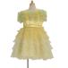 [ в аренду ]130 размер Kids платье KD217 желтый tia-do ребенок платье "Семь, пять, три" свадьба .... презентация . день рождения 
