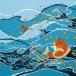  иметь работа маленький furoshiki морской лещ маленький штамп примерно 50×50cm хлопок 100% сделано в Японии новый товар 