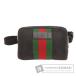 GUCCI Gucci 630919 outlet Sherry линия набедренная сумка * сумка-пояс парусина женский б/у 