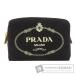 PRADA Prada 1NA021 kana pa Logo косметичка парусина женский б/у 