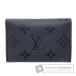 LOUIS VUITTON Louis Vuitton M26733porutokaruto тонкий футляр для карточек монограмма * midnight мужской б/у 