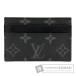 LOUIS VUITTON Louis Vuitton M62170poruto*karuto* двойной футляр для карточек монограмма Eclipse мужской б/у 