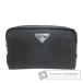PRADA Prada Logo металлические принадлежности косметичка нейлон материалы женский б/у 
