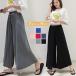  very popular gaucho pants wide pants immediate payment ... lady's cold sensation bottoms cord attaching maxi 7 minute height 9 minute height easy simple s car cho room wear 