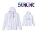  Sunline DRYdo life ru Zip Parker ( insecticide ) S M L LL 3L white fishing wear . fishing sweetfish boat lure fishing gear SUW-15405DPK