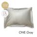 L размер подушка покрытие one серый атлас рама pillow кейс 50×70cm хлопок 100%