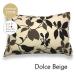 L размер подушка покрытие Dolce бежевый лист рисунок pillow кейс 50×70cm хлопок 100%