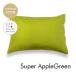  все 25 цвет M размер подушка покрытие super Apple зеленый желтый зеленый pillow кейс 43×63cm одноцветный простой хлопок 100%