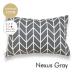 M размер подушка покрытие Nexus серый pillow кейс 43×63cm хлопок 100%