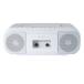 AX-KCR60-W Toshiba CD радио кассета магнитофон белый голос ясно функция широкий FM CD магнитола TOSHIBA