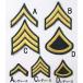 US.ARMY, отличительный знак (USED)RANK-ARMY-U