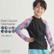  Rush Guard Kids мужчина длинный рукав Rush Guard ребенок мужчина Rush Guard купальный костюм длинный рукав Rush Kids ребенок Rush UV cut 130 140 150 160 размер 
