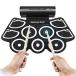  electronic drum roll up drum 9 pad set USB Bluetooth speaker built-in silicon drum drum stick free shipping ### electronic drum MD760###