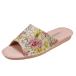 pansy анютины глазки женский сандалии женский для женщин тапочки салон обувь обувь цветочный принт салон надеть обувь часть магазин надеть обувь 8690 розовый 