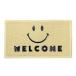  Smile лицо WELCOME PVC коврик 33.5cm×58.5cm слоновая кость # вход сад смешанные товары интерьер american 