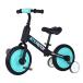  Kids bike 4in1 assistance wheel pedal post-putting child for infant birthday present blue 