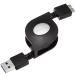 쥳 USB֥ microB USB3.0 (USB A  to microB )  0.7m ֥å USB3-AM