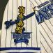 [ почтовая доставка бесплатная доставка ] Yokohama DeNA Bay Star z вышивка нашивка тубус . имя чёрный / тубус .../baystars/ отвечающий ./ вышивка / Uni Home 