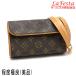  Louis Vuitton поясная сумка монограмма небольшая сумочка *f Rolland чай n ремень XS размер сумка для хранения M51855/M67303 б/у ( степень высшее хорошо [ прекрасный товар ])