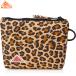 KELTYkeruti дизайн принт портативный * сумка DP HANDY POUCH 32592471-GOLDLEOPARD