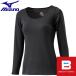  возвращенный товар замена не возможна сильно сниженная цена MIZUNO Mizuno breath Thermo нижний раунд шея рубашка с длинным рукавом функция нижний breath Thermo женский C2JA081009