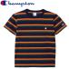 Champion Champion Kids border Short sleeve T-shirt CKZ305-370 Basic spring summer short sleeves Junior 