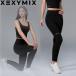 XEXYMIXze расческа . Mix высокий поддержка BLACK LABEL signature 380N леггинсы XP9167F ( одиночный товар ) черный немедленная уплата стандартный товар 