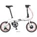 [ trance mobai Lee ]TRANS MOBILLY E-BIKE NEXT163 16 -inch foldable bicycle electromotive bicycle 92209-12white