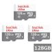 (3�Z�b�g) �T���f�B�X�N �}�C�N��SD MicroSDXC SDSQUNR-128G-GN3MN Ultra 128GB Sandis