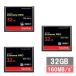 (3�Z�b�g) �T���f�B�X�N CF�J�[�h �R���p�N�g�t���b�V���J�[�h SDCFXPS-032G-X46 Extreme PRO 32GB UDM
