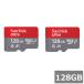 (2�Z�b�g) �T���f�B�X�N �}�C�N��SD MicroSDXC SDSQUAB-128G-GN6MN Ultra 128GB ���s�A���i