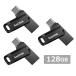 (3�Z�b�g) �T���f�B�X�N USB������ SDDDC3-128G-G46 Ultra Dual Drive Go USB Type-C 128