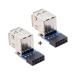 Cablecc 2pcs 9Pin / 10Pin�ޥ����ܡ��ɥ᥹�إå���-�ǥ奢��USB 2.0�᥹�����ץ����ķ�