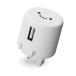  Elecom MPA-ACU07WF смартфон для AC зарядное устройство USB-A женский 1 порт 1A мощность белый лицо ELECOM