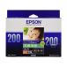 �G�v�\�� KL200PSKR �ʐ^�p�� ���� L�� 200�� EPSON
