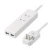 ���U���R�[�|���[�V���� HPM6AC2USB2WH 924724  �C�O�p �}���` �ϊ��^�b�v  YAZAWA