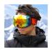  ski goggle snow goggle snowboard orange goggle UV cut UV resistance ski goggle Revo mirror ((S
