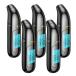  алкоголь контрольно-измерительный прибор для бизнеса USB заряжающийся для бытового использования высокая точность алкоголь детектор 5 шт. комплект маленький размер не контакт type алкоголь измерительный прибор дуть включено тип ((S