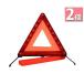 2 piece set triangle stop display board triangular display board triangle stop board triangle reflector warning board folding storage rear impact collision accident prevention two next disaster prevention car bike combined use urgent hour daytime nighttime combined use ((S
