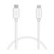  Elecom MPA-CL05WH Type-C to Lightning кабель 0.5m подсветка белый iPhone зарядка кабель стандартный 