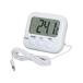  thermometer digital thermometer external sensor attaching digital thermometer water temperature gage white aquarium aquarium magnet suction pad ((S